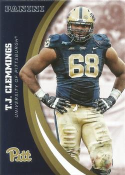 2016 Panini Pittsburgh Panthers #21 T.J. Clemmings Front