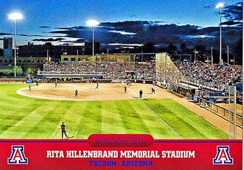 2016 Panini Arizona Wildcats #9 Rita Hillenbrand Memorial Stadium Front