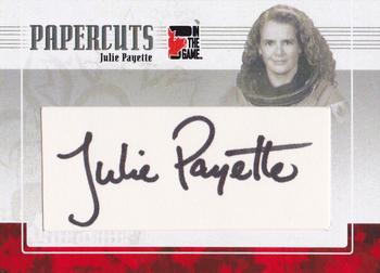 2011 In The Game Canadiana - PaperCuts #PCJP Julie Payette Front