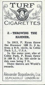 1925 Sports Records #3 Throwing the Hammer Back