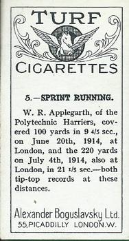 1925 Sports Records #5 Sprinting Back