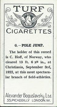 1925 Sports Records #6 Pole Jumping Back