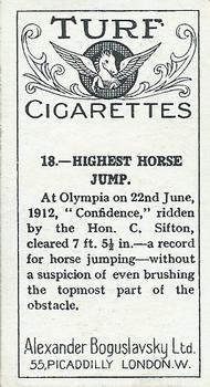 1925 Sports Records #18 Horse Jumping Back