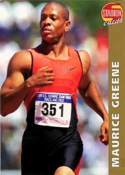2000 Stadion World Stars #062 Maurice Greene Front