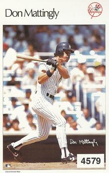 1986 Sports Illustrated Poster Stickers Test Issue #4579 Don Mattingly Front