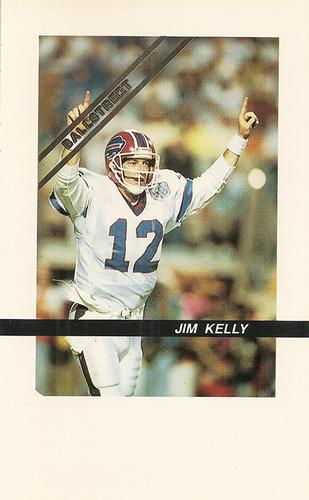 1992 Ballstreet - Jumbo 4x6 #1 Jim Kelly Front