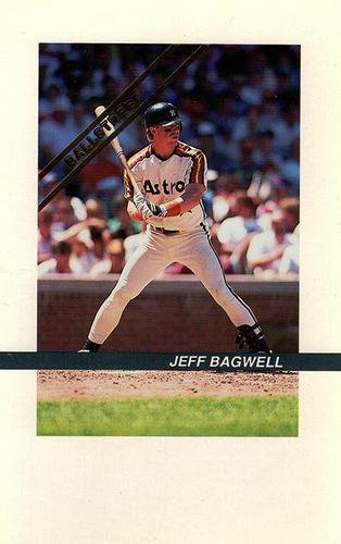 1992 Ballstreet - Jumbo 4x6 #16 Jeff Bagwell Front