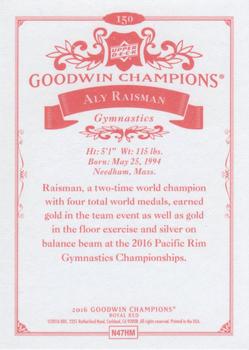 2016 Upper Deck Goodwin Champions - Royal Red #150 Aly Raisman Back