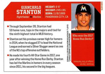 2017 Sports Illustrated for Kids #678 Giancarlo Stanton Back