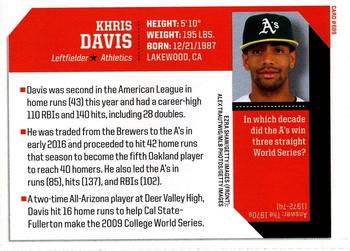 2017 Sports Illustrated for Kids #689 Khris Davis Back