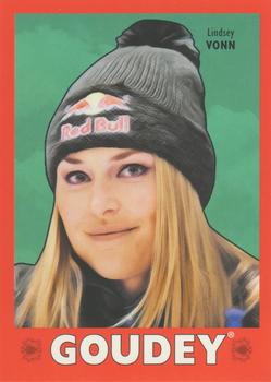2016 Upper Deck Goodwin Champions - Goudey Royal Red #9 Lindsey Vonn Front