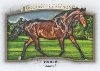 2017 Upper Deck Goodwin Champions #63 Horse Front