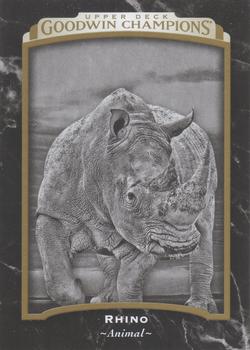 2017 Upper Deck Goodwin Champions #116 Rhino Front