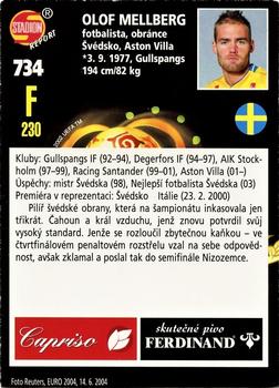 2005 Stadion World Stars #734 Olof Mellberg Back