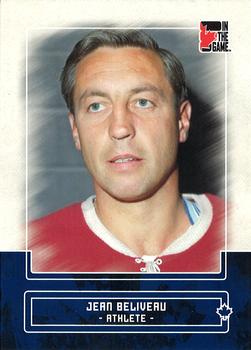2011 In The Game Canadiana - Sapphire #42 Jean Beliveau Front