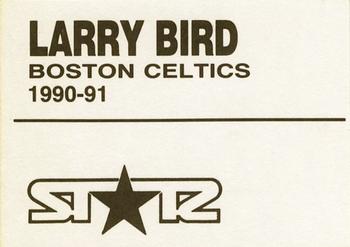 1990-91 St☆r (unlicensed) #NNO Larry Bird Back