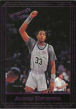 1992 Investor's Journal - Colors Foil #65 Alonzo Mourning Front