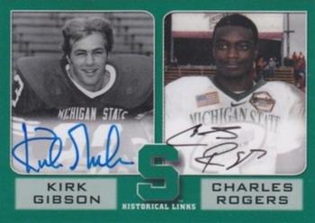 2003 TK Legacy Michigan State Spartans - Historical Links Autographs #HL1 Kirk Gibson / Charles Rogers Front
