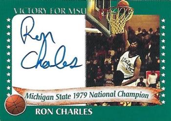 2003 TK Legacy Michigan State Spartans - National Champions Autographs #1979D Ron Charles Front