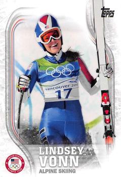 2018 Topps U.S. Olympic & Paralympic Team Hopefuls #US-4 Lindsey Vonn Front