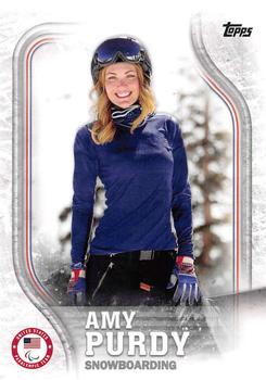 2018 Topps U.S. Olympic & Paralympic Team Hopefuls #US-30 Amy Purdy Front