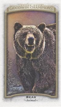 2017 Upper Deck Goodwin Champions - Canvas Minis #62 Bear Front