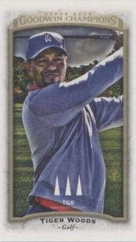 2017 Upper Deck Goodwin Champions - Canvas Minis #95 Tiger Woods Front