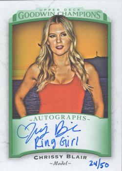 2017 Upper Deck Goodwin Champions - Autographs Inscribed #A-CB Chrissy Blair Front