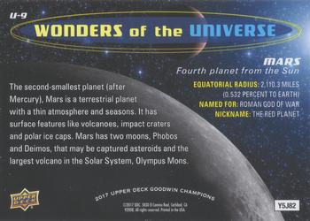 2017 Upper Deck Goodwin Champions - Wonders of the Universe #U-9 Mars Back