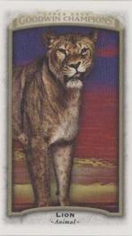2017 Upper Deck Goodwin Champions - Blank Back Mini #NNO Lion Front