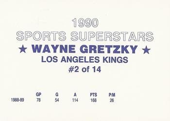 1990 Sports Superstars (unlicensed) #2 Wayne Gretzky Back