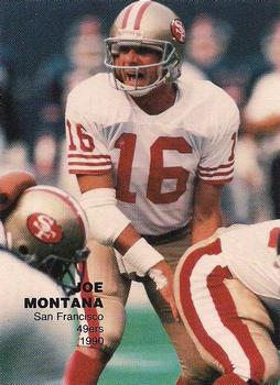 1990 Sports Superstars (unlicensed) #14 Joe Montana Front
