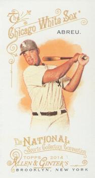 2014 Topps Allen and Ginter's National Convention Mini #NCCS-JA Jose Abreu Front