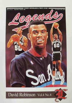 1992 Legends Sports Memorabilia National Sports Card Convention #C7 David Robinson Front