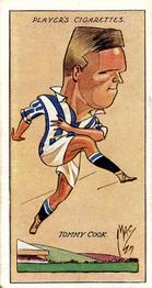 1927 Player's Football Caricatures By Mac #9 Tommy Cook Front