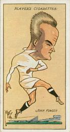 1927 Player's Football Caricatures By Mac #12 John Fowler Front