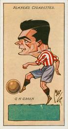 1927 Player's Football Caricatures By Mac #14 George Green Front