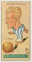 1927 Player's Football Caricatures By Mac #23 Tommy Magee Front