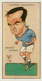 1927 Player's Football Caricatures By Mac #34 Thomas Watson Front