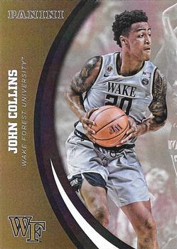 2017 Panini Wake Forest Demon Deacons #11 John Collins Front