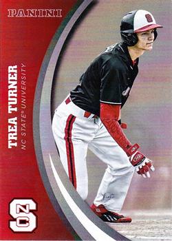 2017 Panini NC State Wolfpack #19 Trea Turner Front