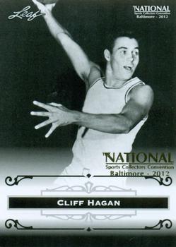 2012 Leaf National Convention - Gold #CH1 Cliff Hagan Front