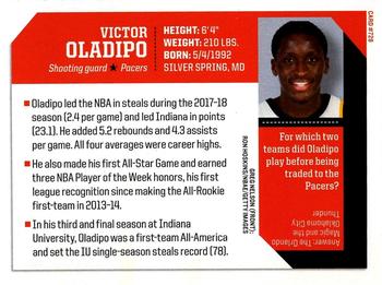2018 Sports Illustrated for Kids #728 Victor Oladipo Back