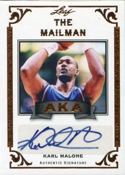 2012 Leaf Legends of Sport - AKA Autographs #AKA-KM1 Karl Malone Front