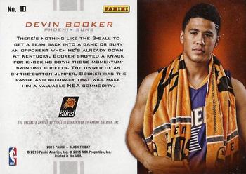 2015 Panini Black Friday - Tools of the Trade Cracked Ice #10 Devin Booker Back