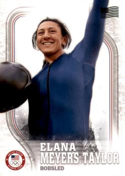 2018 Topps U.S. Olympic & Paralympic Team Hopefuls - U.S. Flag #USA-7 Elana Meyers Taylor Front