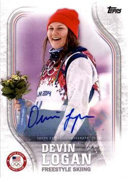 2018 Topps U.S. Olympic & Paralympic Team Hopefuls - Autographs #US-19 Devin Logan Front