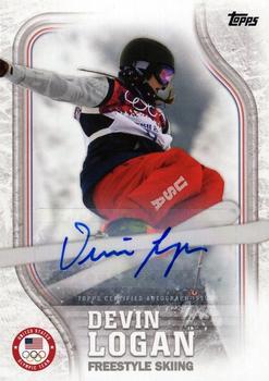 2018 Topps U.S. Olympic & Paralympic Team Hopefuls - Autographs #USA-19 Devin Logan Front