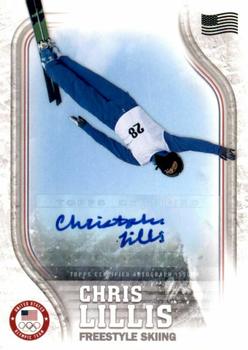 2018 Topps U.S. Olympic & Paralympic Team Hopefuls - Autographs U.S. Flag #US-45 Chris Lillis Front