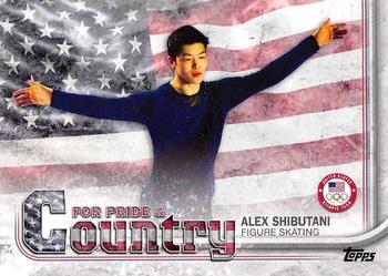 2018 Topps U.S. Olympic & Paralympic Team Hopefuls - For Pride and Country #PAC-AS Alex Shibutani Front